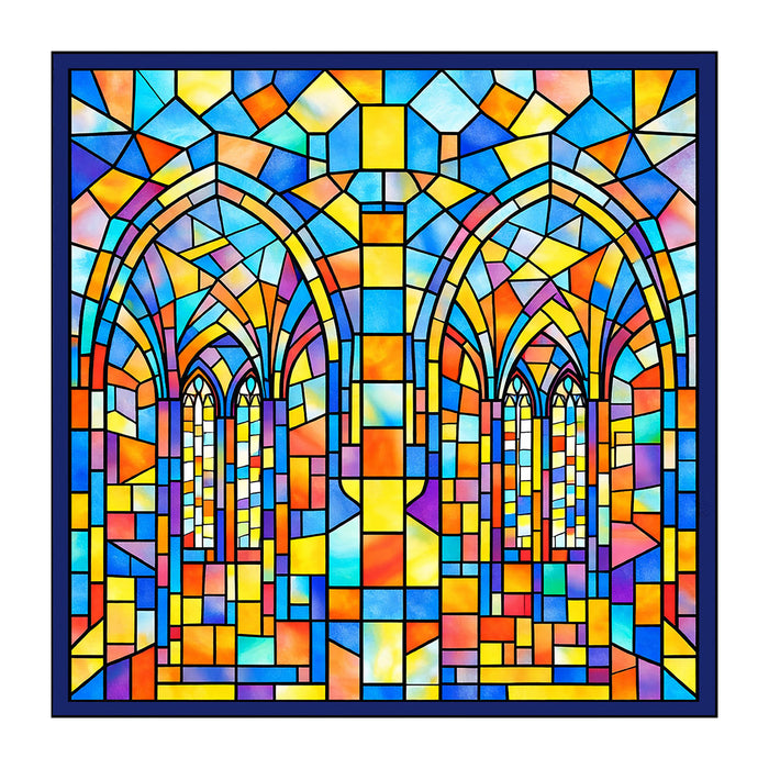"Luce di Duomo" Silk Twill Scarf