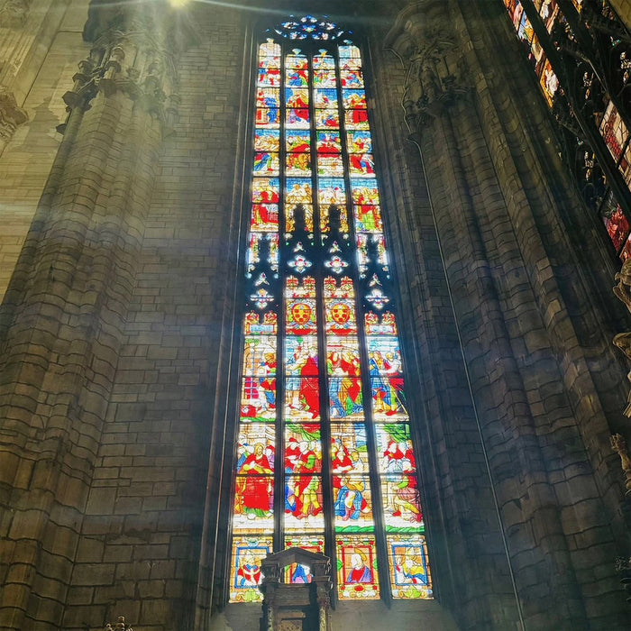 "Luce di Duomo" Silk Twill Scarf