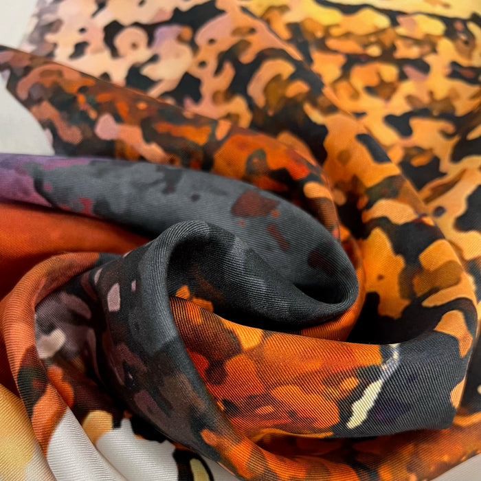 "Cealle" Silk Twill Scarf